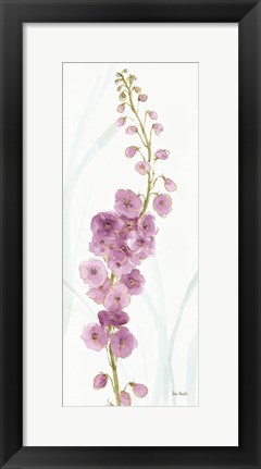 Framed Rainbow Seeds Flowers VII Print