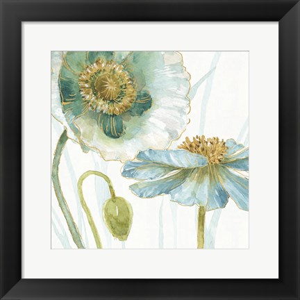Framed My Greenhouse Flowers V Print