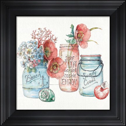 Framed Sea Finds VII Print