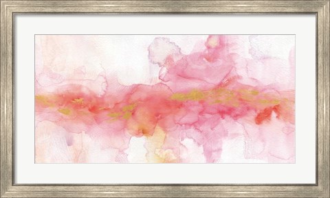 Framed Rainbow Seeds Abstract Gold Print