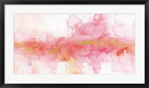 Framed Rainbow Seeds Abstract Gold Print