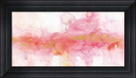 Framed Rainbow Seeds Abstract Gold Print