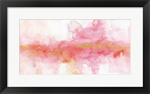 Framed Rainbow Seeds Abstract Gold Print