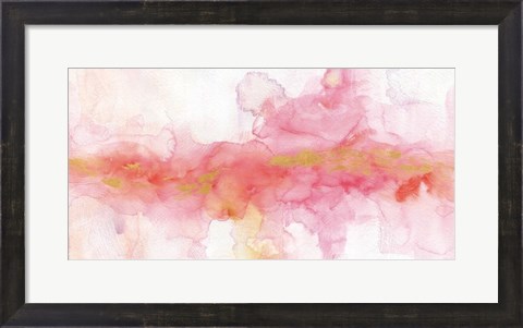 Framed Rainbow Seeds Abstract Gold Print