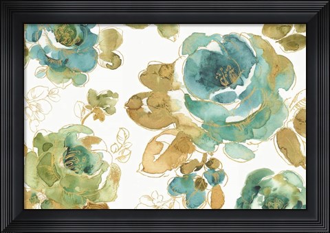 Framed My Greenhouse Roses I Print