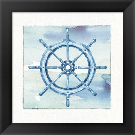 Framed Sea Life Wheel v2 Print