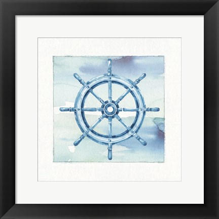 Framed Sea Life Wheel v2 Print