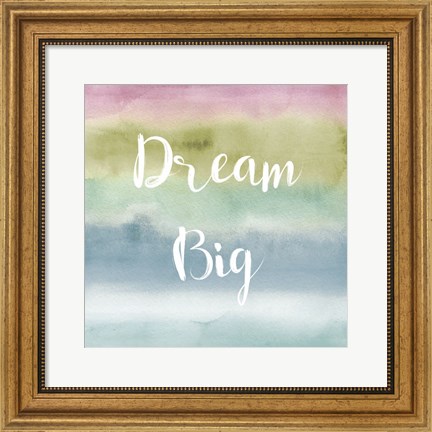 Framed Rainbow Seeds Painted Pattern XIV Cool Dream Print