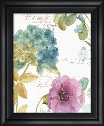 Framed Rainbow Seeds Botanical I Print