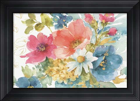 Framed My Garden Bouquet I Print