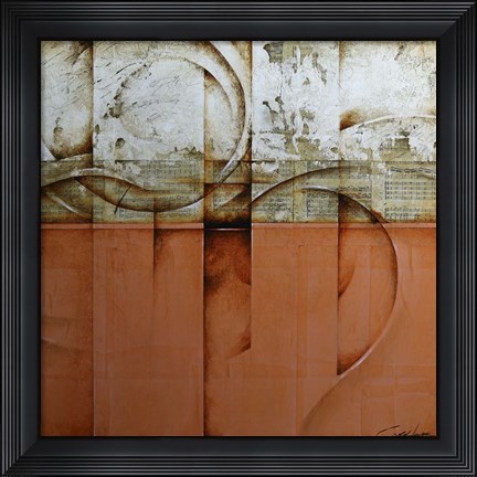 Framed Mozart Orange Print