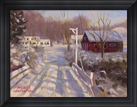 Framed Coming Into Winter Print