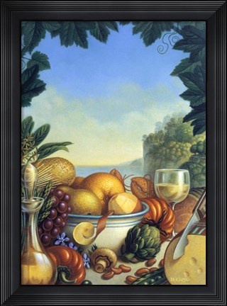 Framed Mediteranean Still Life Print
