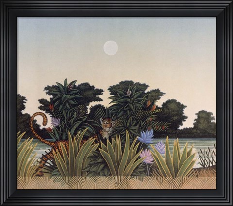 Framed Leopard Print