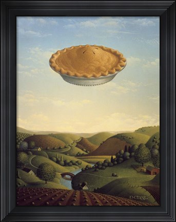 Framed Pie In The Sky Print