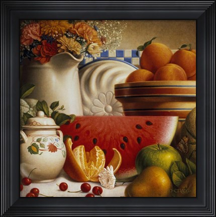 Framed Country Fruit Print