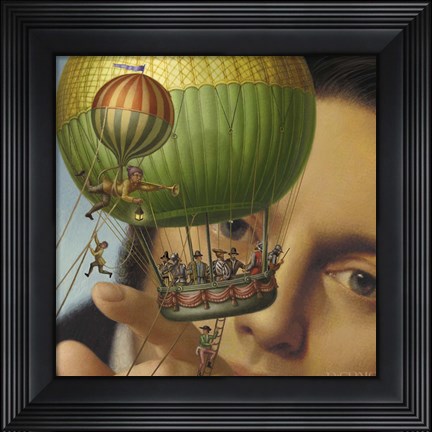 Framed Gulliver&#39;s Travels Print