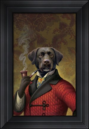 Framed Red Beret Print