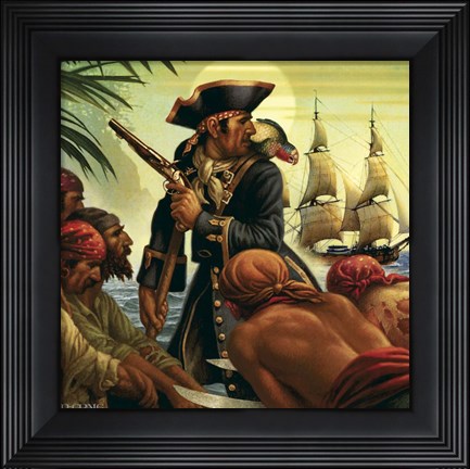 Framed Treasure Island Print