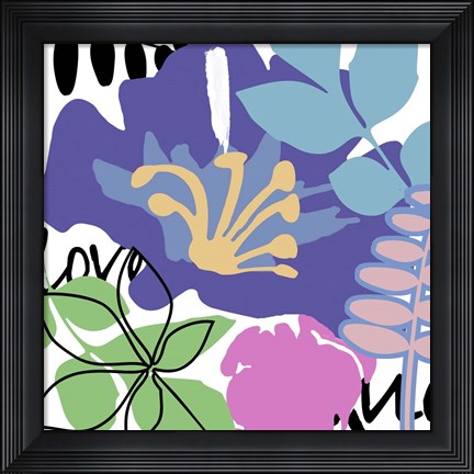 Framed French Poodle II Print