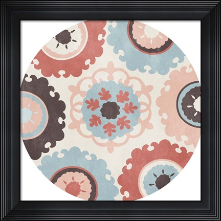 Framed Umbrella Skies I Print