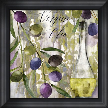 Framed Colors Of Tuscany II Print