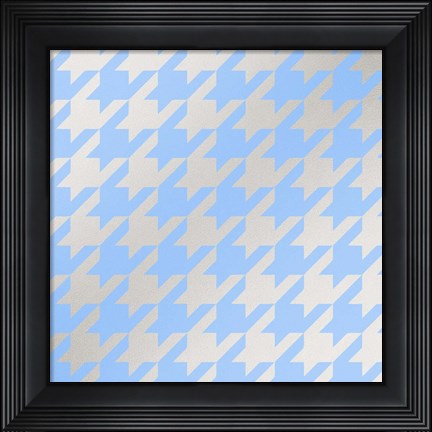 Framed Xmas Houndstooth 3 Print
