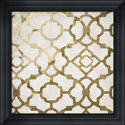 Framed Moroccan Gold II Print