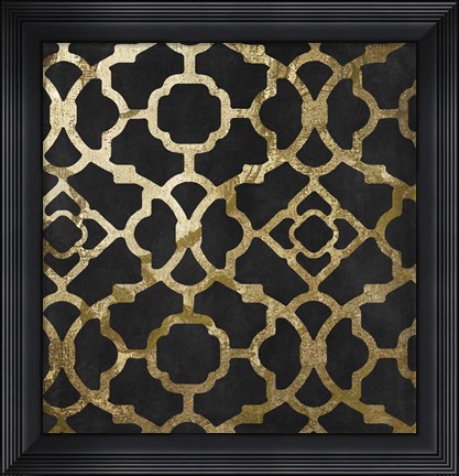 Framed Moroccan Gold IV Print