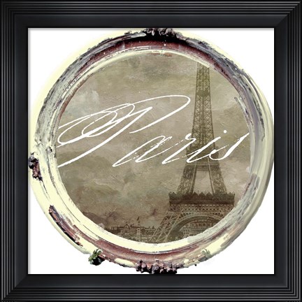 Framed Paris in Frames 3 Print