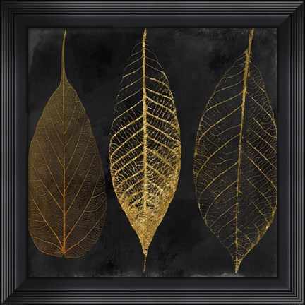 Framed Fallen Gold I Print