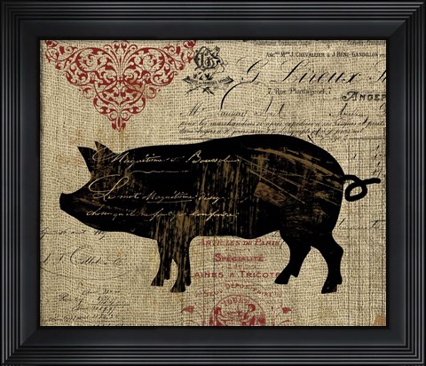 Framed Paris Farms II Print