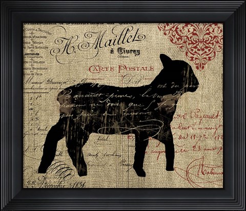 Framed Paris Farms III Print