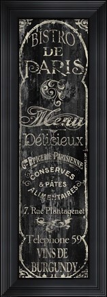 Framed Paris Bistro VIII Print