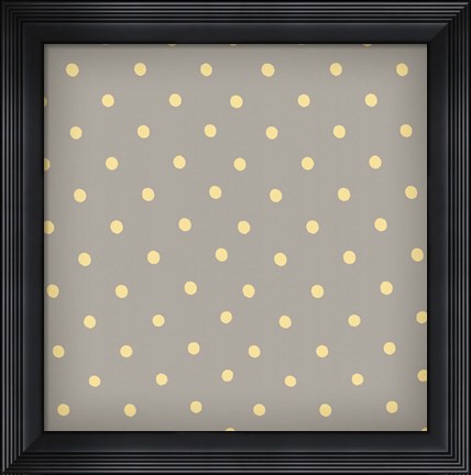 Framed English Garden III Print