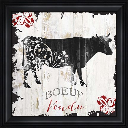 Framed Ferme I Print