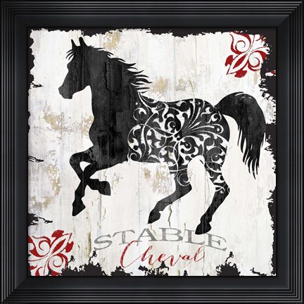 Framed Ferme II Print