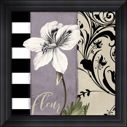 Framed Modern Mauve I Print