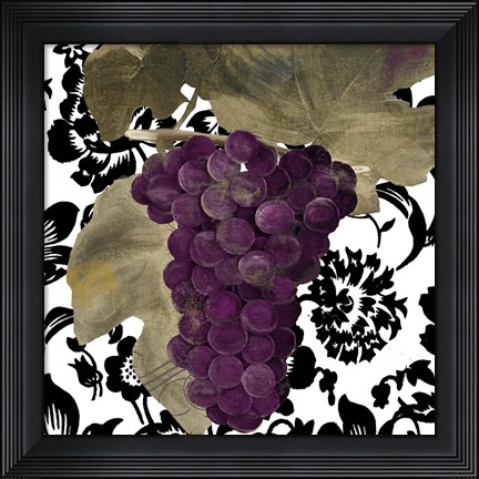 Framed Grape Suzette I Print