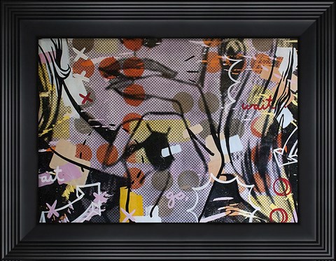 Framed Wait Wait Go 1 Print