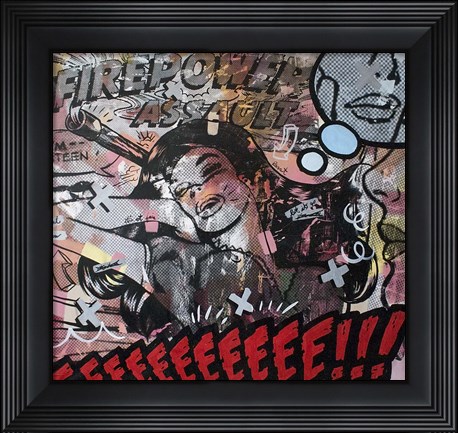 Framed Firepower Assault Print