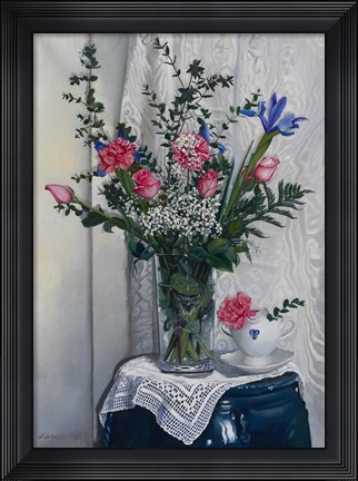 Framed Le Rose di Laura Print