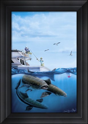 Framed Cobia Quest Print
