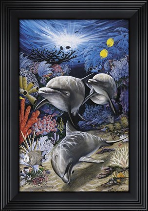 Framed In Search Of Mischief Print