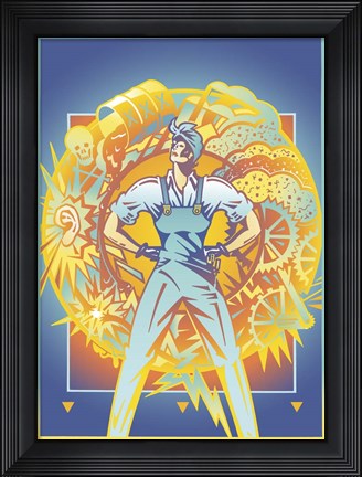 Framed Environmental Rosie Print