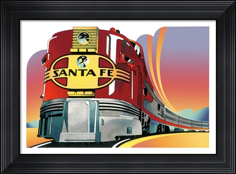 Framed Santa Fe Print