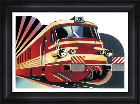 Framed SNCF Print