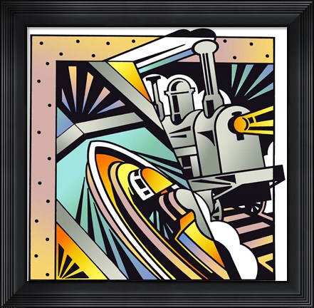 Framed Transportation Print
