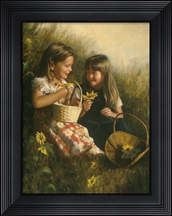 Framed Flowers Of Summer Print