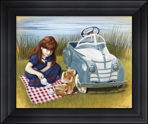 Framed 1938 Steelcraft Oldsmobile Print